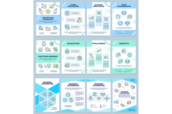 Business Automation Brochure Templates Graphics Review