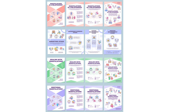 Emotional Manipulations Brochure Set Graphics